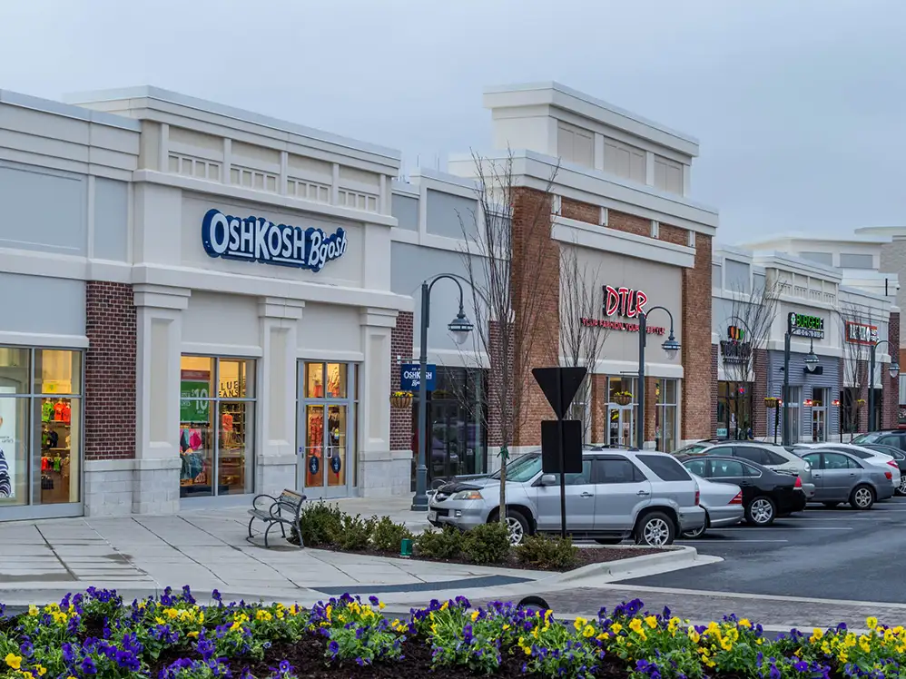 Laurel offers a diverse shopping experience, with a mix of local businesses, national retailers, and unique shops. 