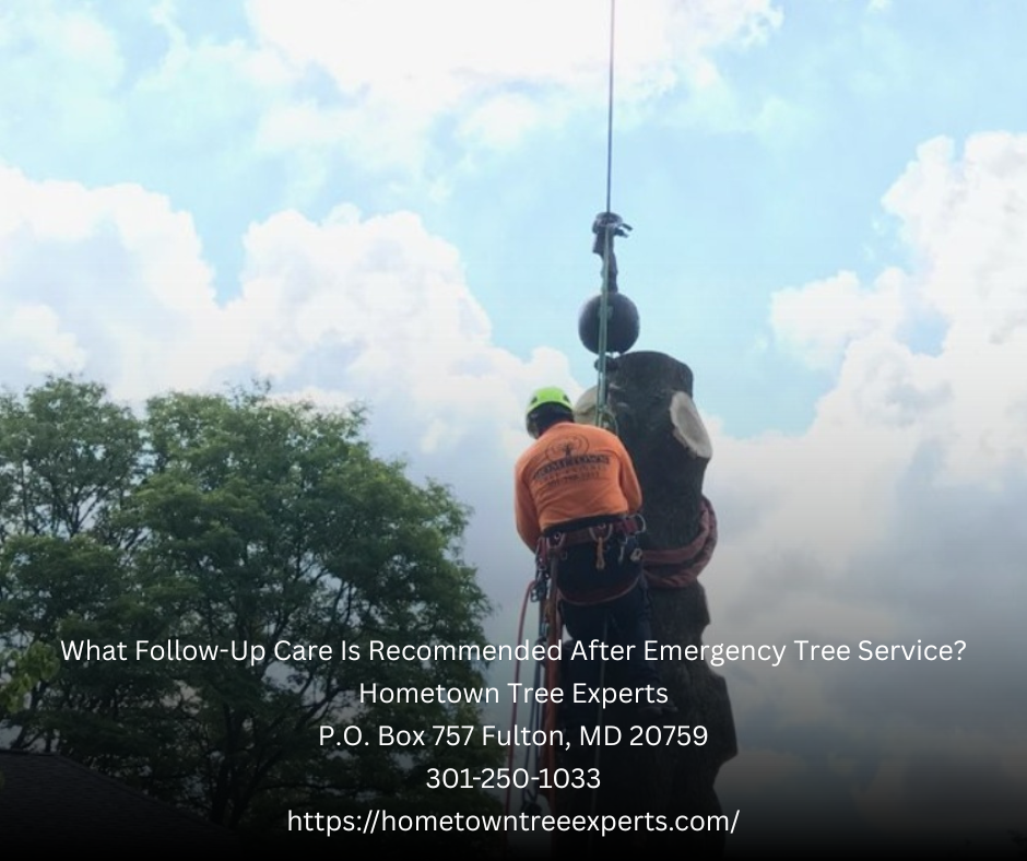 What Follow-Up Care Is Recommended After Emergency Tree Service?